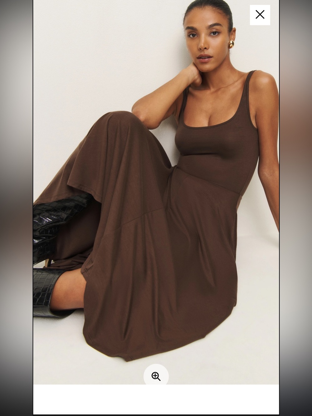 Reformation Chestnut Rou Knit Dress - Picture 3 of 6